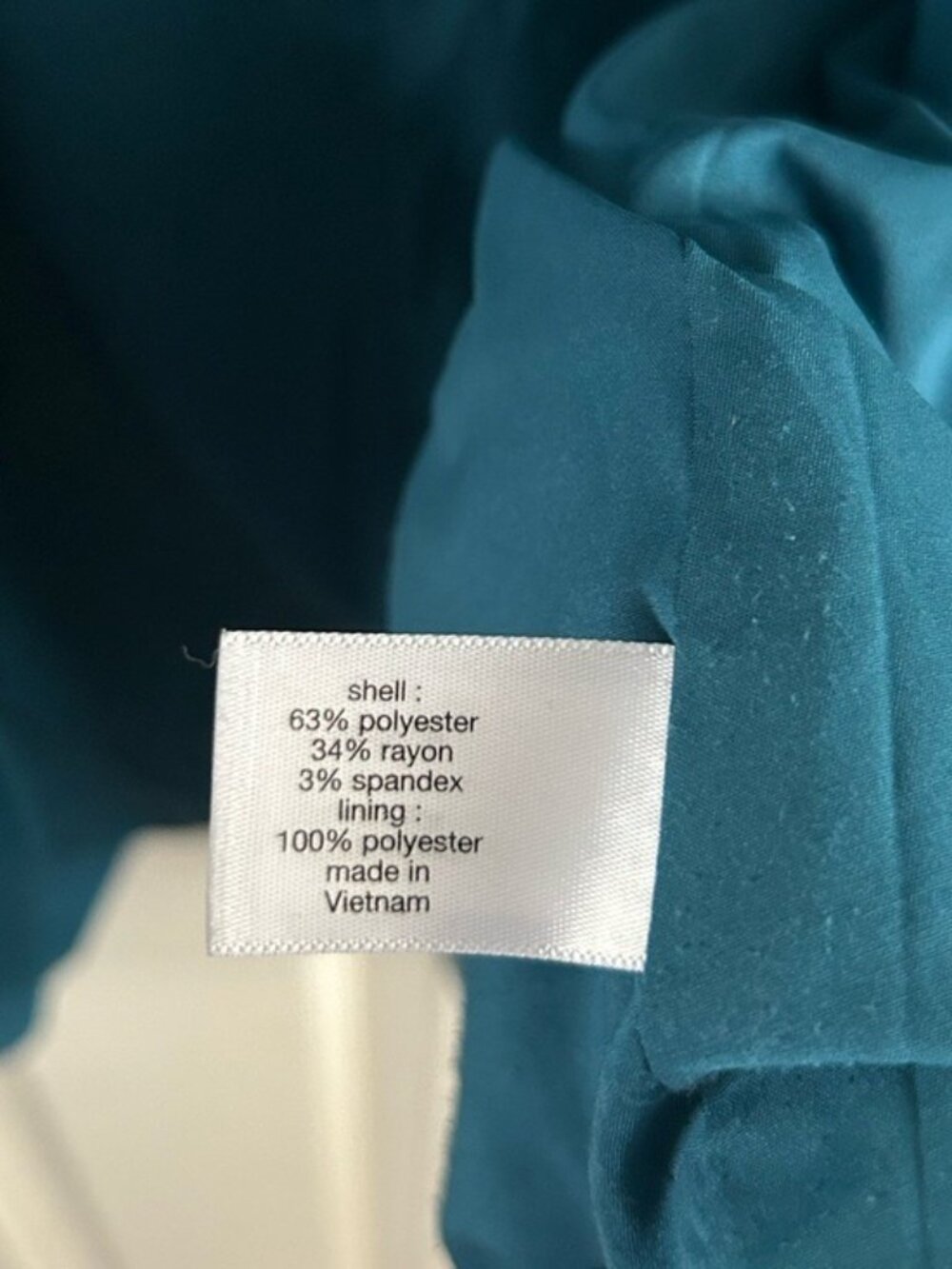 Lane Bryant Teal Single-Button Blazer Jacket Plus Sz 22 Flaws Read - Picture 11 of 16
